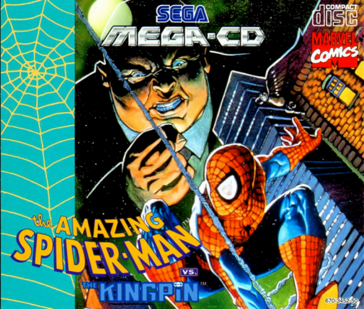 Amazing Spider-Man vs. The Kingpin, The (USA) (Rev 1) Sega CD Game Cover